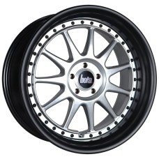 BOLA B4 18x9.0 SILVER MATT BLACK LIP